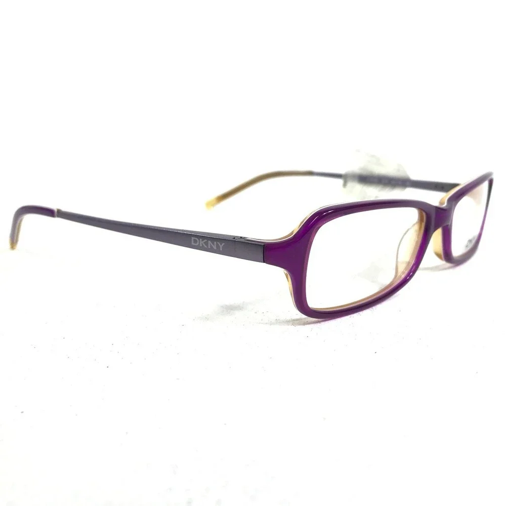 DKNY Eyeglasses Frames DY4559 3279 Clear Brown Purple Cat Eye 50-16-135